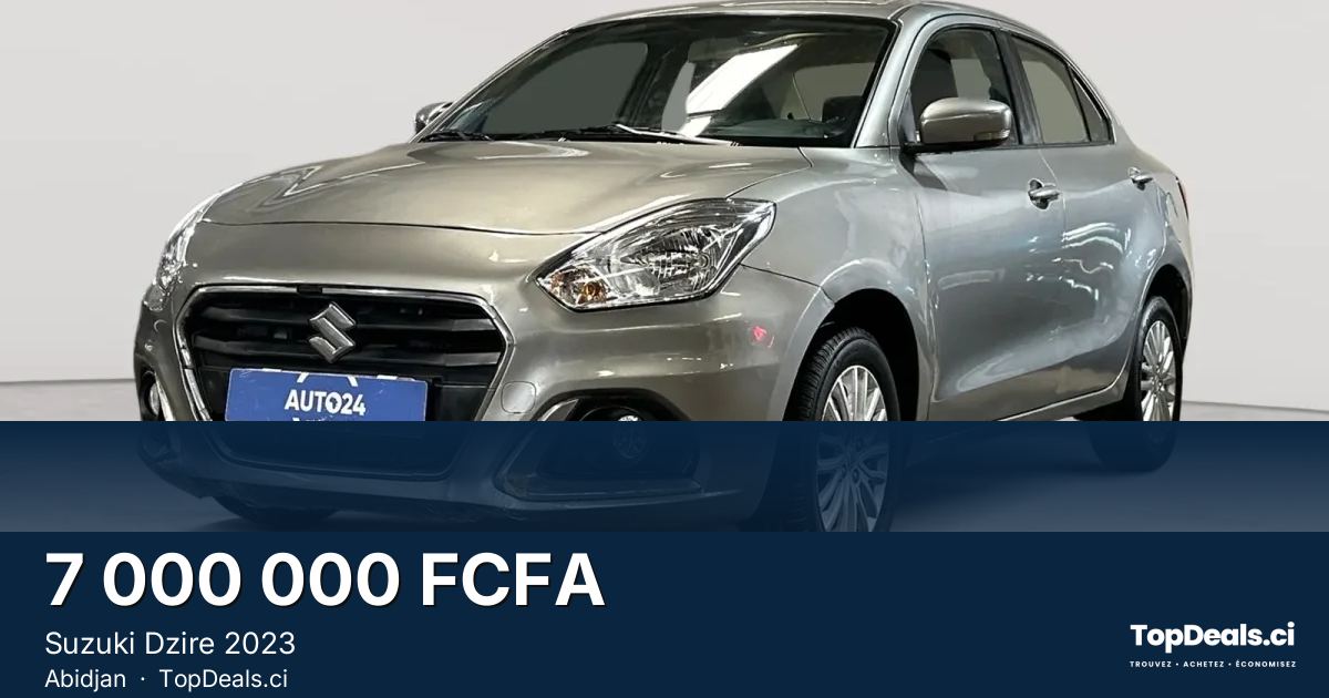 Aperçu du partage – Suzuki Dzire 2023