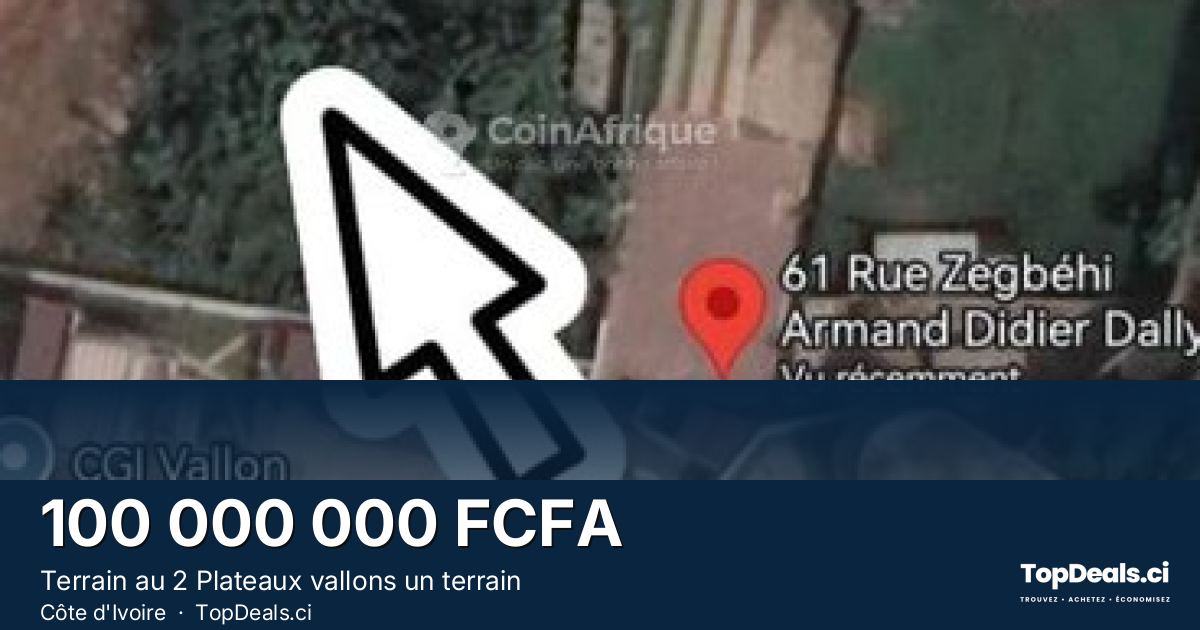 Aperçu du partage – Terrain au 2 Plateaux vallons un terrain