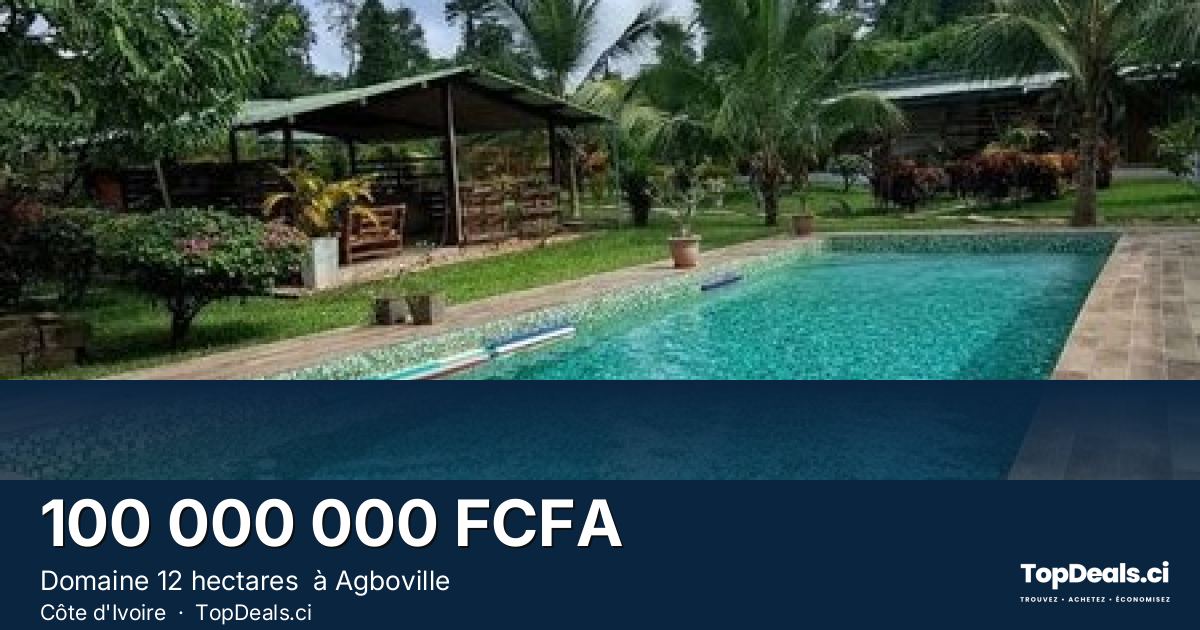 Aperçu du partage – Domaine 12 hectares  à Agboville