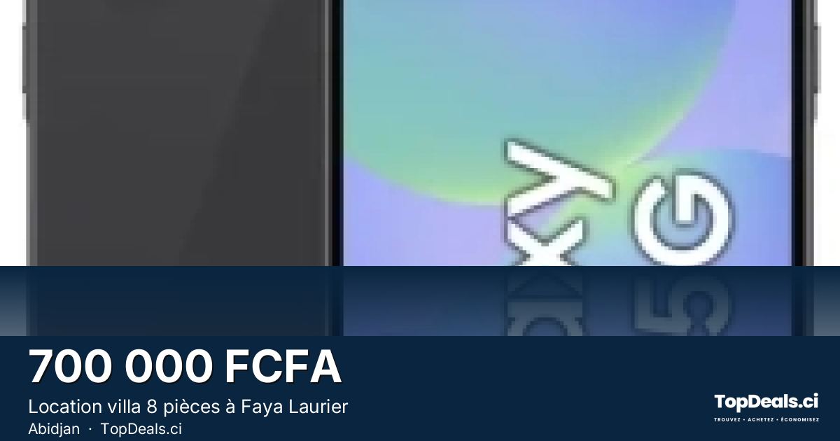 Aperçu du partage – Location villa 8 pièces à Faya Laurier