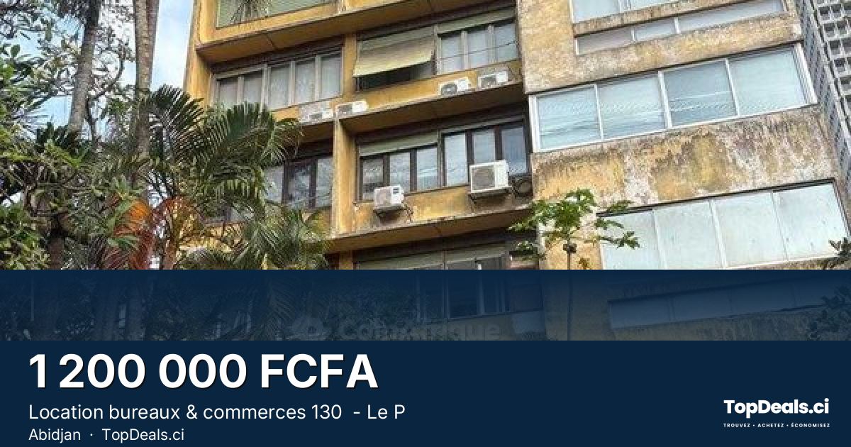Aperçu du partage – Location bureaux & commerces 130  - Le P