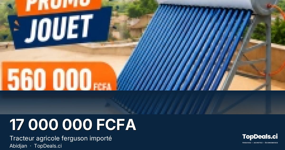 Aperçu du partage – Tracteur agricole ferguson importé