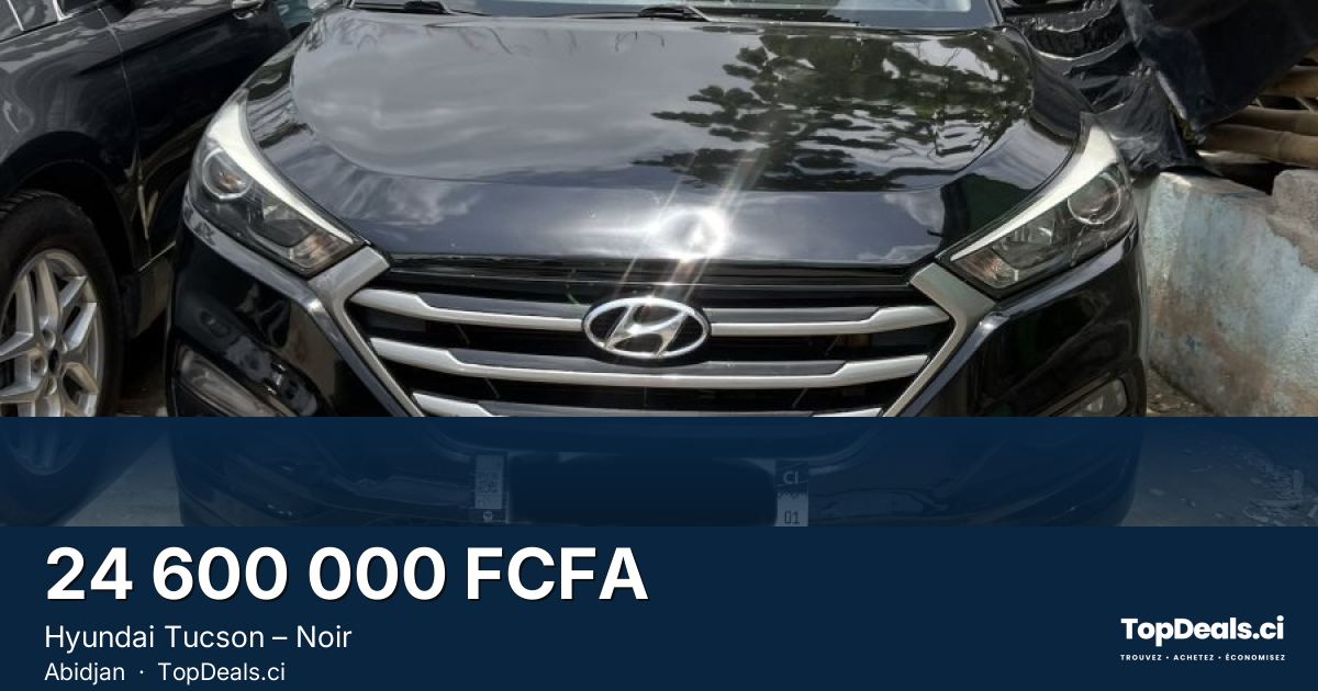 Aperçu du partage – Hyundai Tucson – Noir