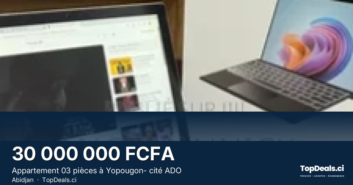 Aperçu du partage – Appartement 03 pièces à Yopougon- cité ADO