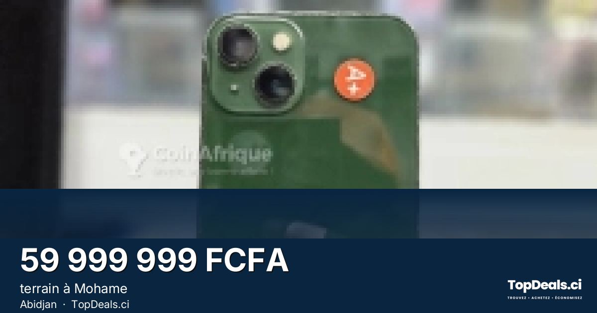 Aperçu du partage – terrain à Mohame