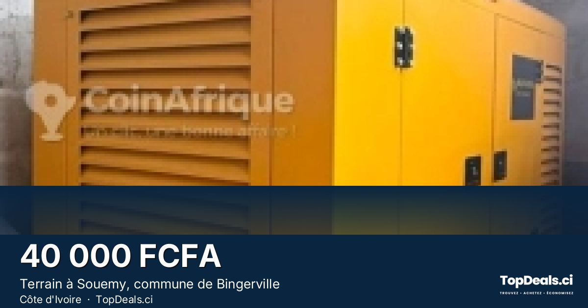 Aperçu du partage – Terrain à Souemy, commune de Bingerville
