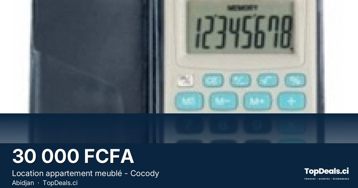 Aperçu du partage – Location appartement meublé - Cocody