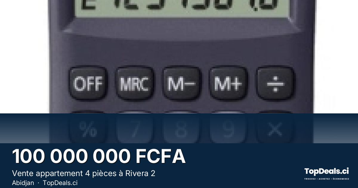 Aperçu du partage – Vente appartement 4 pièces à Rivera 2