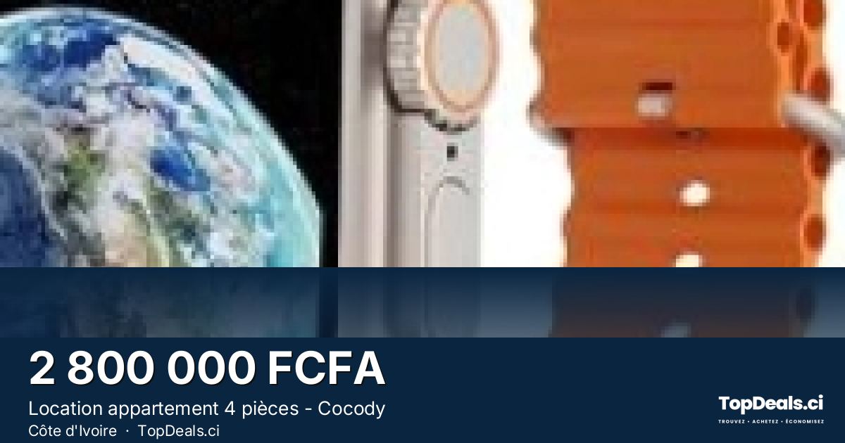 Aperçu du partage – Location appartement 4 pièces - Cocody