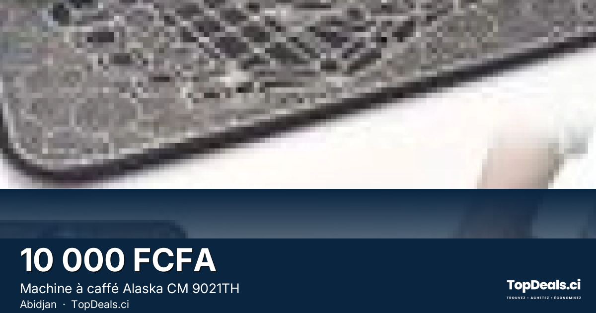 Aperçu du partage – Machine à caffé Alaska CM 9021TH