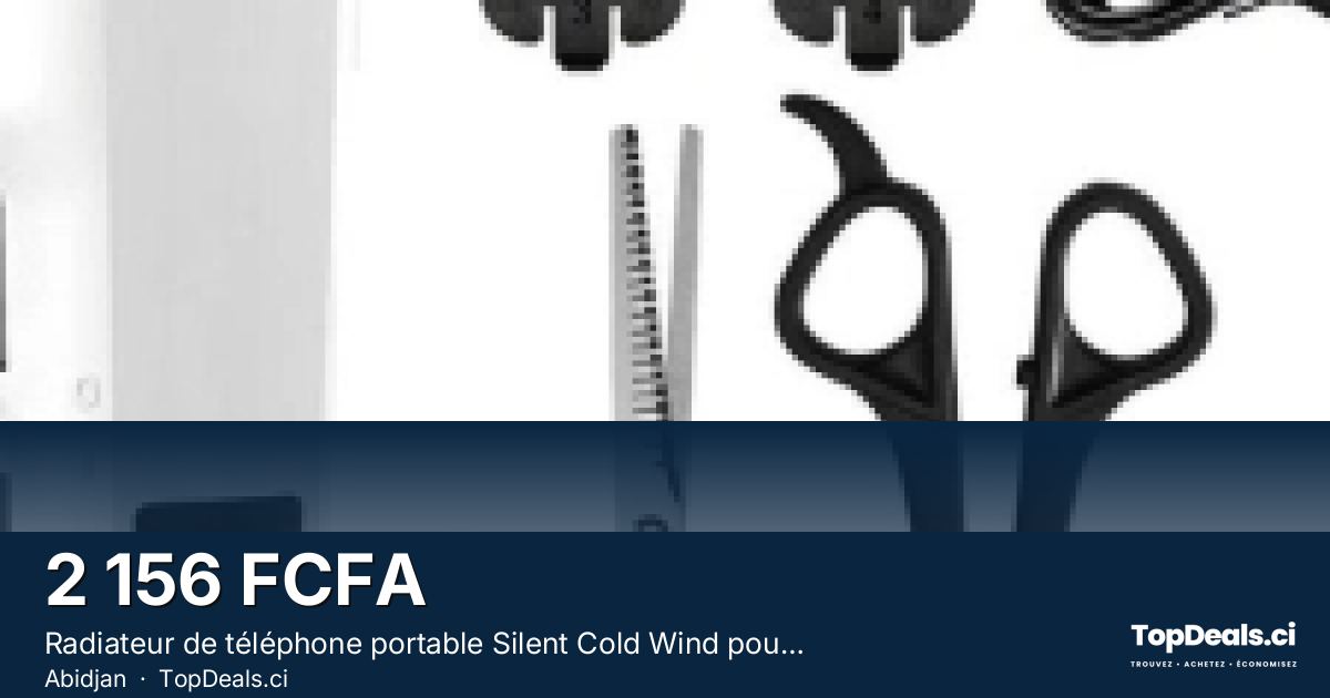 Aperçu du partage – Radiateur de téléphone portable Silent Cold Wind pour téléphones mobiles d'une largeur de 90 mm
