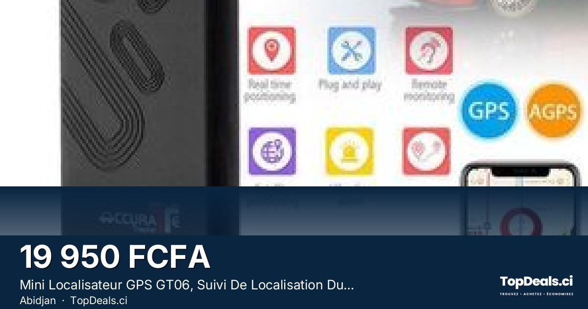 Aperçu du partage – Mini Localisateur GPS GT06, Suivi De Localisation Du Véhicule En Temps Réel, dispositif Anti...