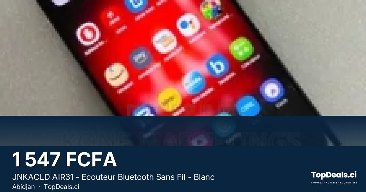 Aperçu du partage – JNKACLD AIR31 - Ecouteur Bluetooth Sans Fil - Blanc