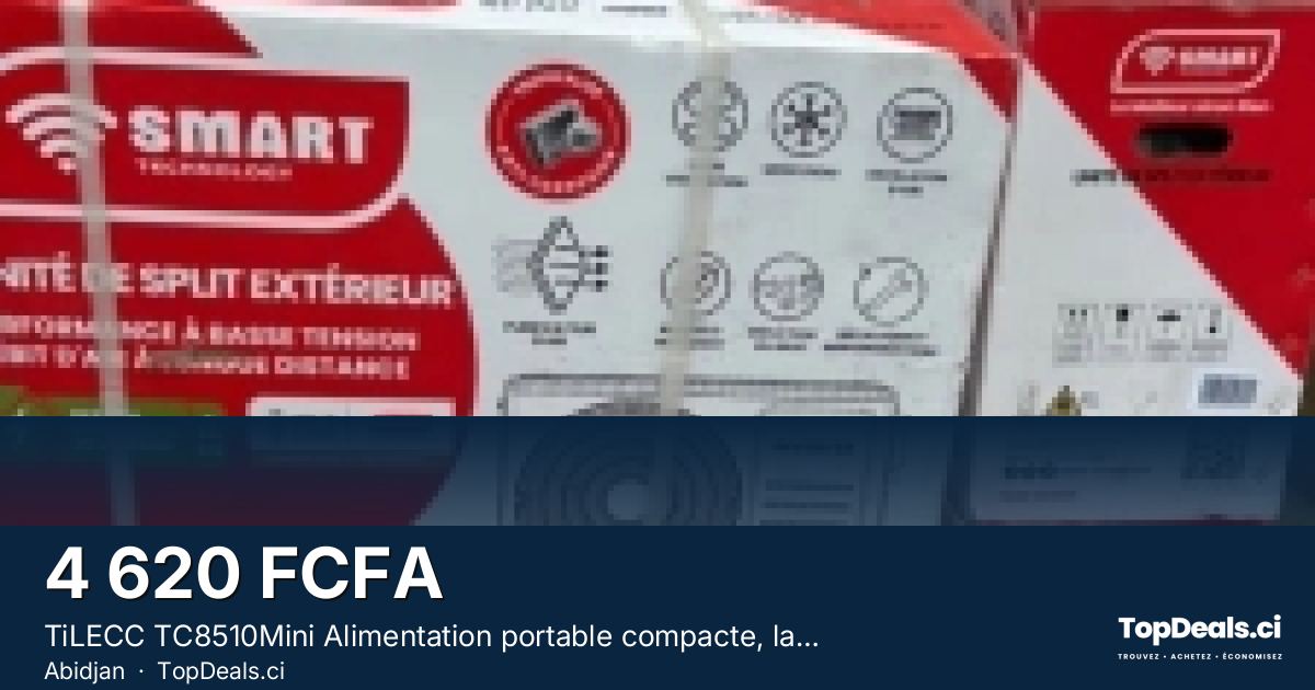 Aperçu du partage – TiLECC TC8510Mini Alimentation portable compacte, lampe LED avec affichage numérique, s...