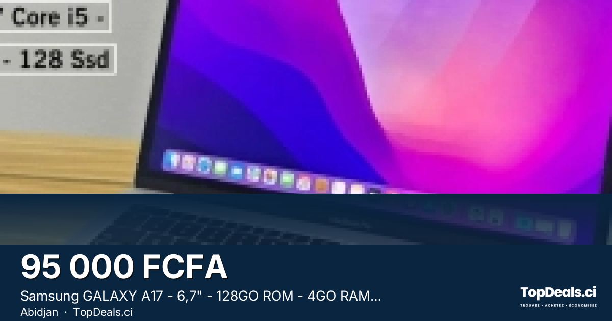 Aperçu du partage – Samsung GALAXY A17 - 6,7" - 128GO ROM - 4GO RAM - 50MP/13MP - 5000MAH- Gris