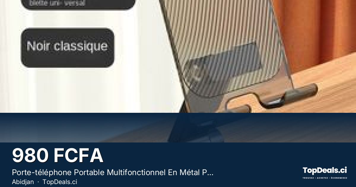 Aperçu du partage – Porte-téléphone Portable Multifonctionnel En Métal Pliant Et Rotatif