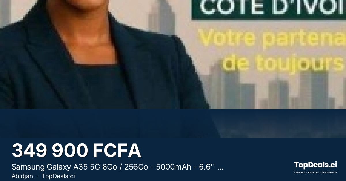 Aperçu du partage – Samsung Galaxy A35 5G 8Go / 256Go - 5000mAh - 6.6'' AMOLED