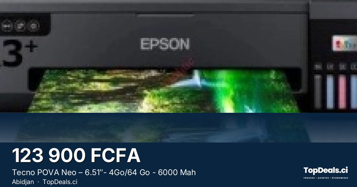 Aperçu du partage – Tecno POVA Neo – 6.51″- 4Go/64 Go - 6000 Mah