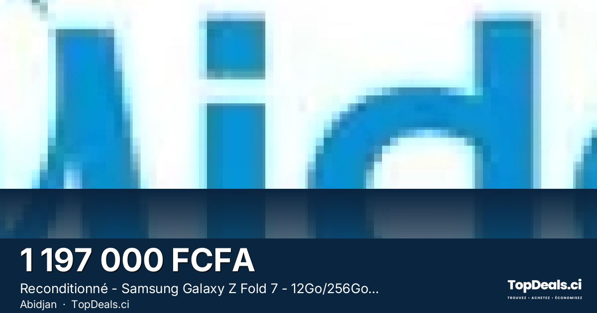 Aperçu du partage – Reconditionné - Samsung Galaxy Z Fold 7 - 12Go/256Go - Garantie 12 mois