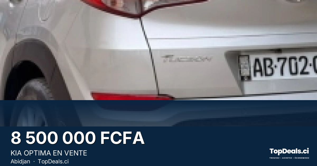 Aperçu du partage – KIA OPTIMA EN VENTE