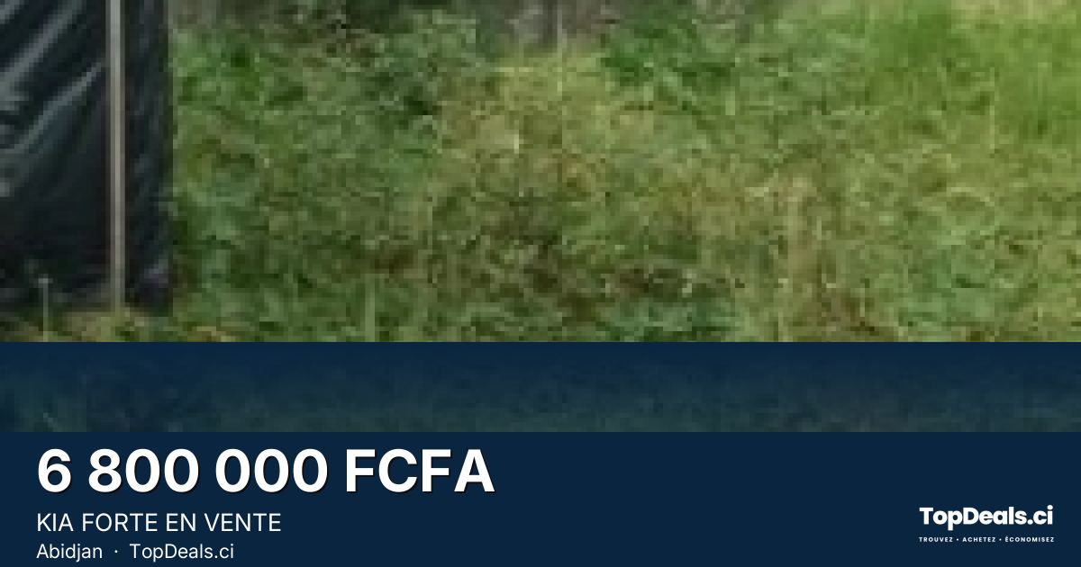 Aperçu du partage – KIA FORTE EN VENTE