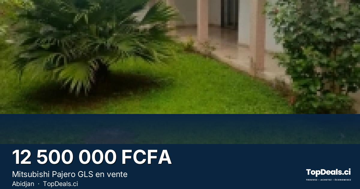 Aperçu du partage – Mitsubishi Pajero GLS en vente