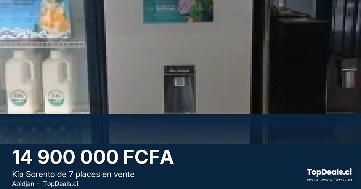 Aperçu du partage – Kia Sorento de 7 places en vente