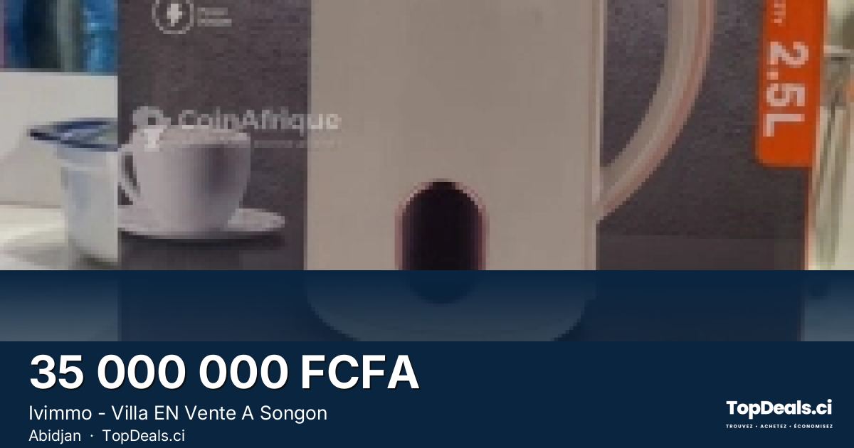 Aperçu du partage – Ivimmo - Villa EN Vente A Songon