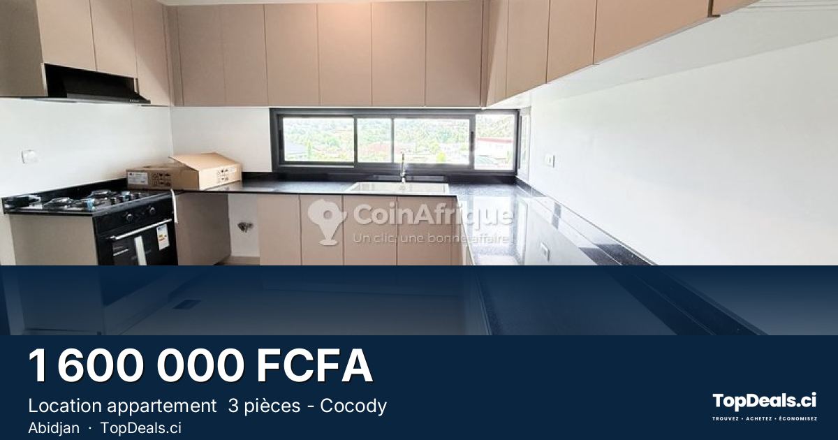 Aperçu du partage – Location appartement  3 pièces - Cocody