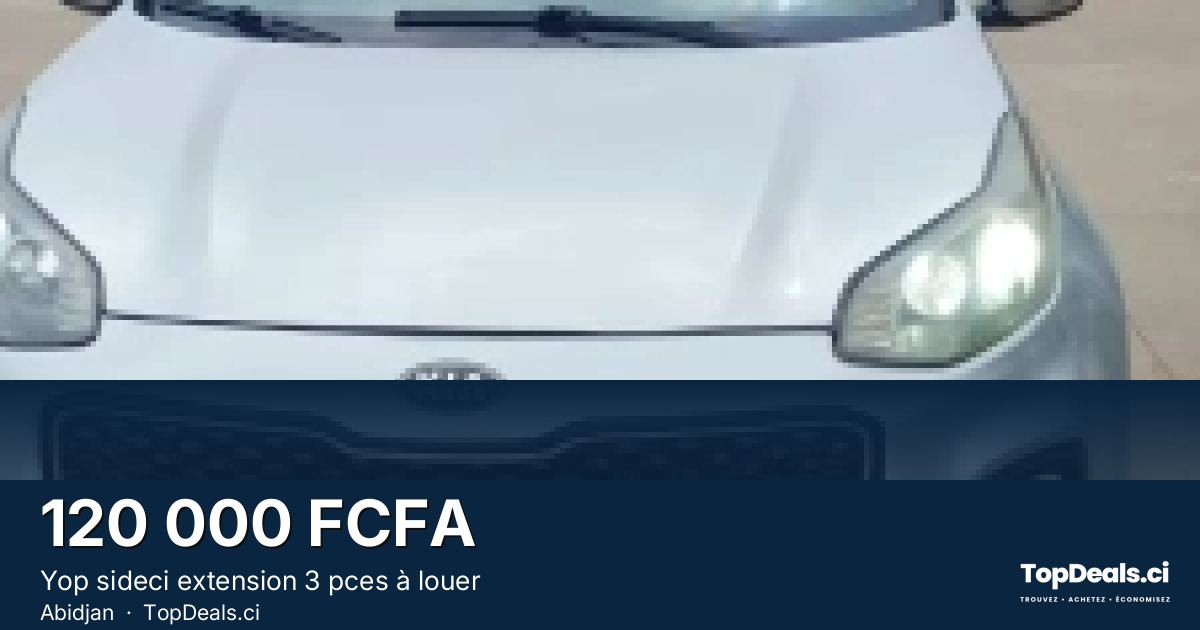 Aperçu du partage – Yop sideci extension 3 pces à louer
