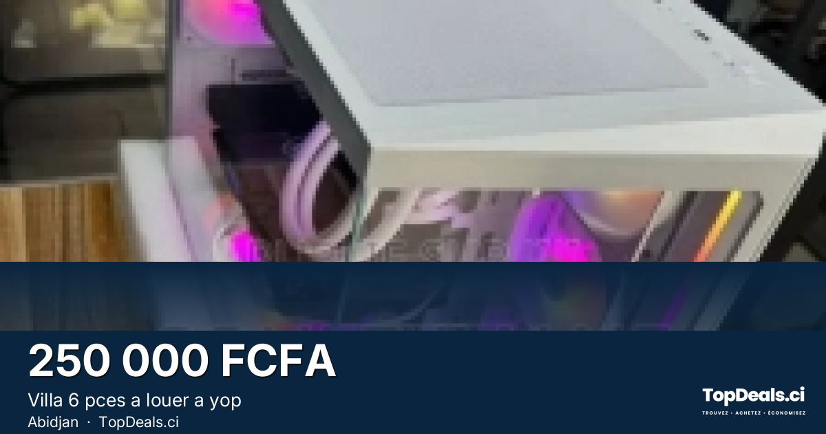 Aperçu du partage – Villa 6 pces a louer a yop