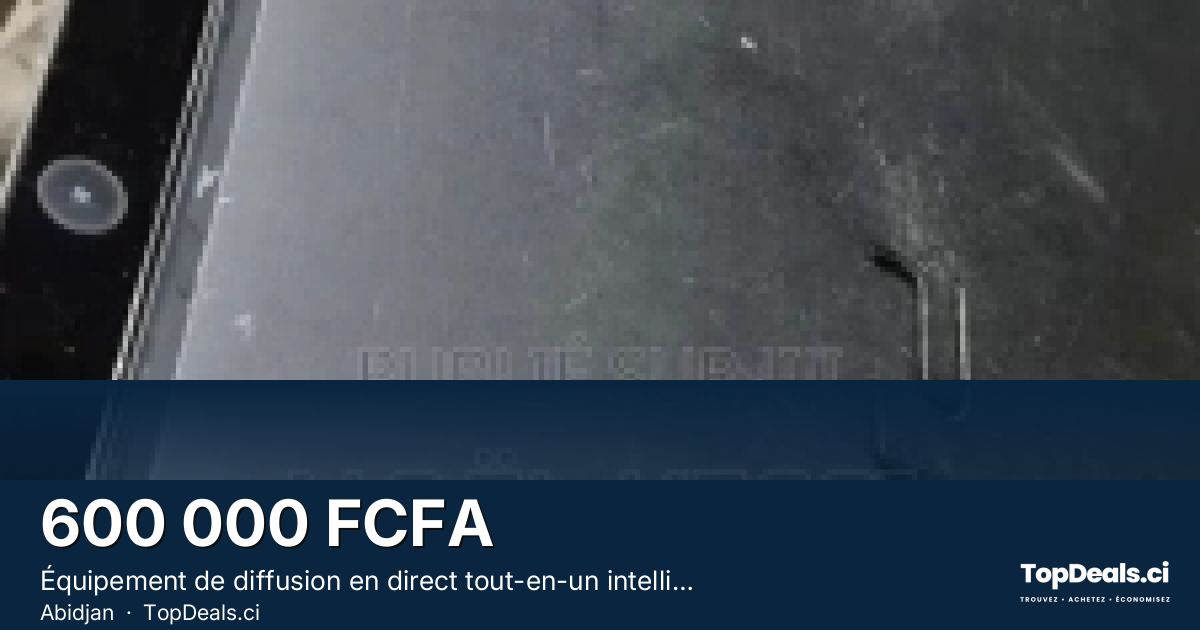 Aperçu du partage – Équipement de diffusion en direct tout-en-un intelligent – 15,6″ – 16Go/256Go – Noir