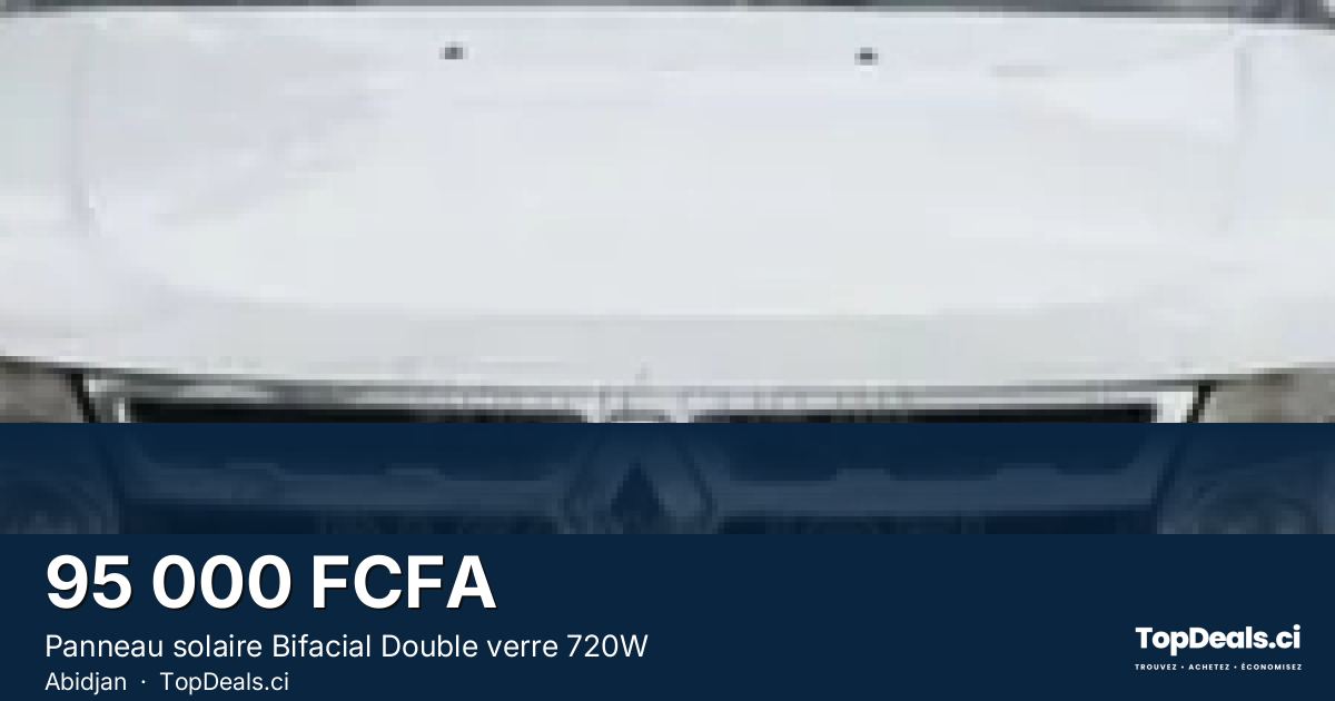 Aperçu du partage – Panneau solaire Bifacial Double verre 720W