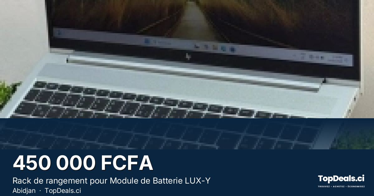 Aperçu du partage – Rack de rangement pour Module de Batterie LUX-Y