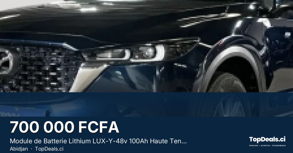 Aperçu du partage – Module de Batterie Lithium LUX-Y-48v 100Ah Haute Tension