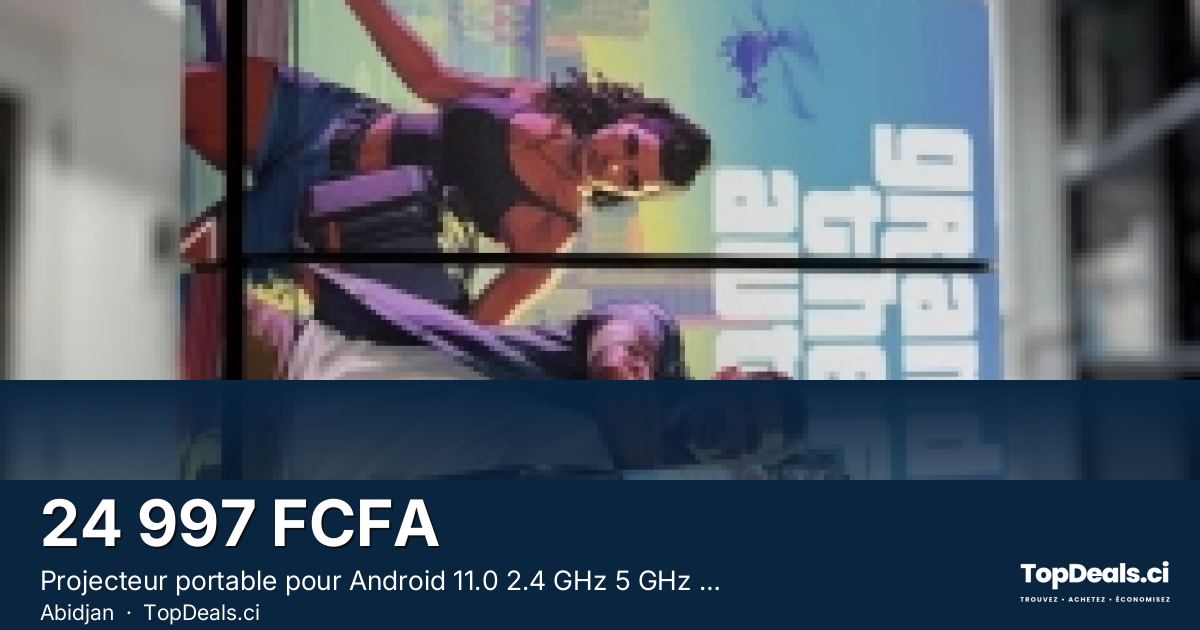 Aperçu du partage – Projecteur portable pour Android 11.0 2.4 GHz 5 GHz Bluetooth 5.3