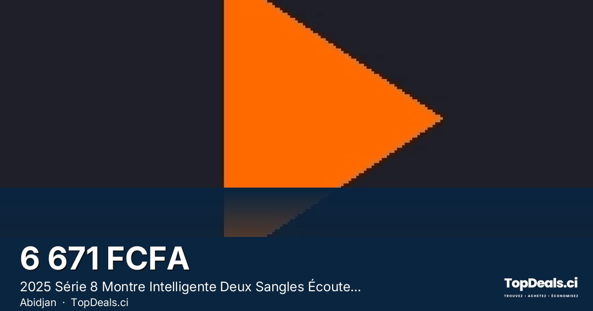 Aperçu du partage – 2025 Série 8 Montre Intelligente Deux Sangles Écouteur Bluetooth -  Noir