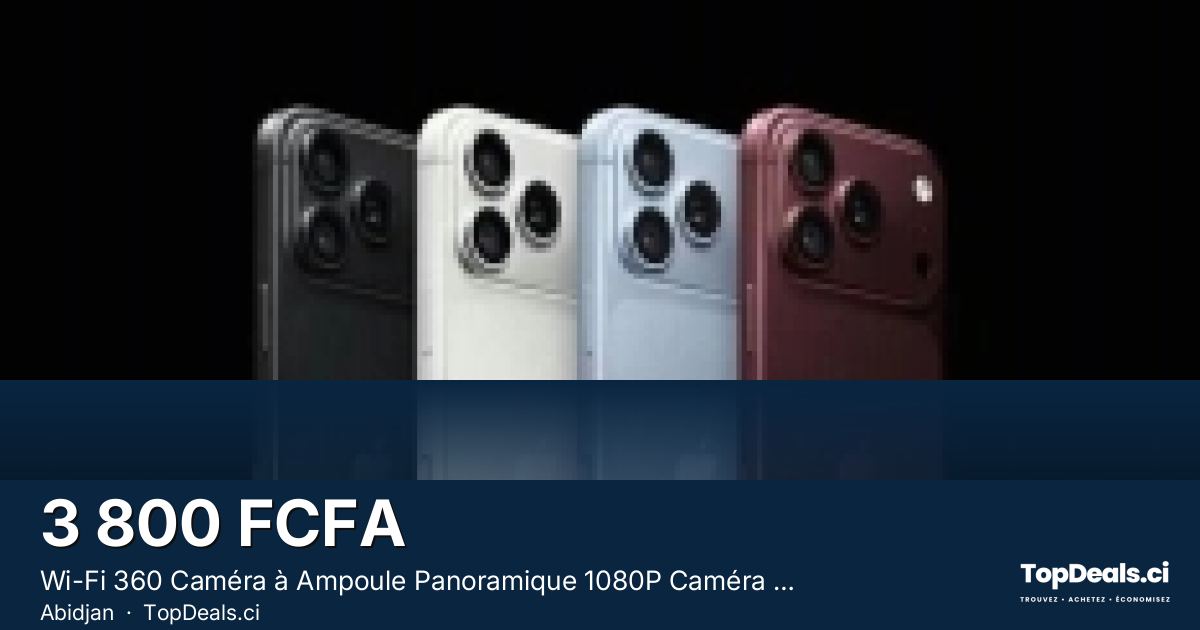 Aperçu du partage – Wi-Fi 360 Caméra à Ampoule Panoramique 1080P Caméra De Sécurité