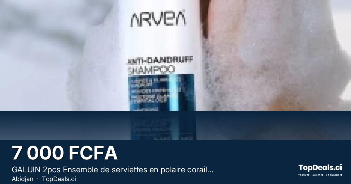 Aperçu du partage – GALUIN 2pcs Ensemble de serviettes en polaire corail pour la douche et la salle de bain...
