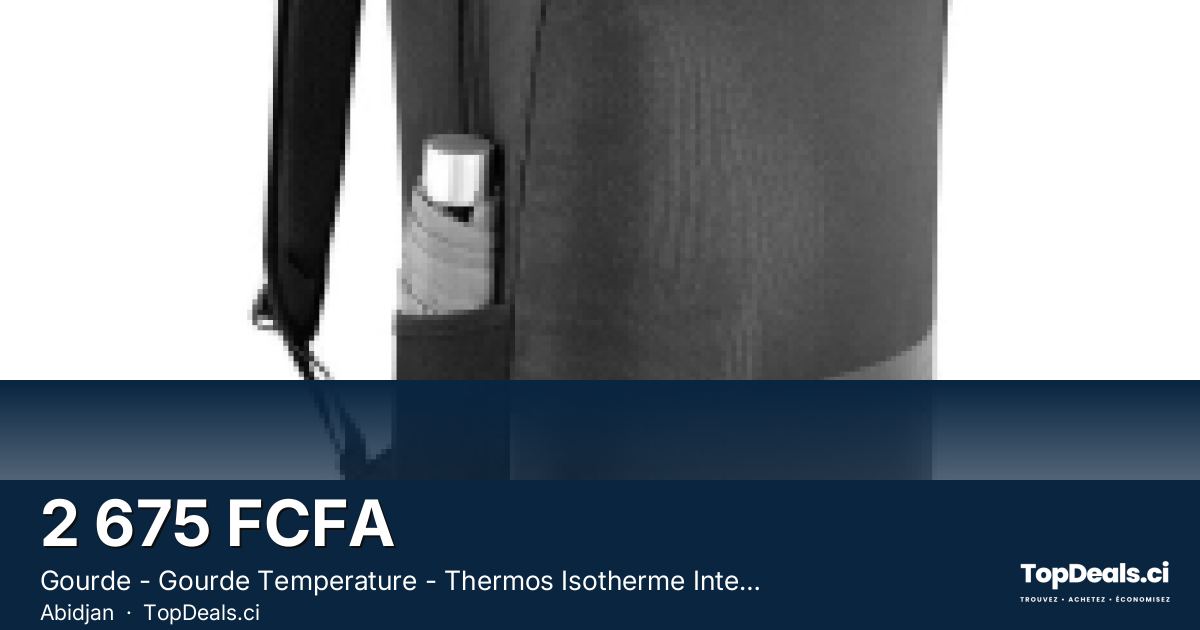 Aperçu du partage – Gourde - Gourde Temperature - Thermos Isotherme Intelligent Digital - Thermos Electriqu...