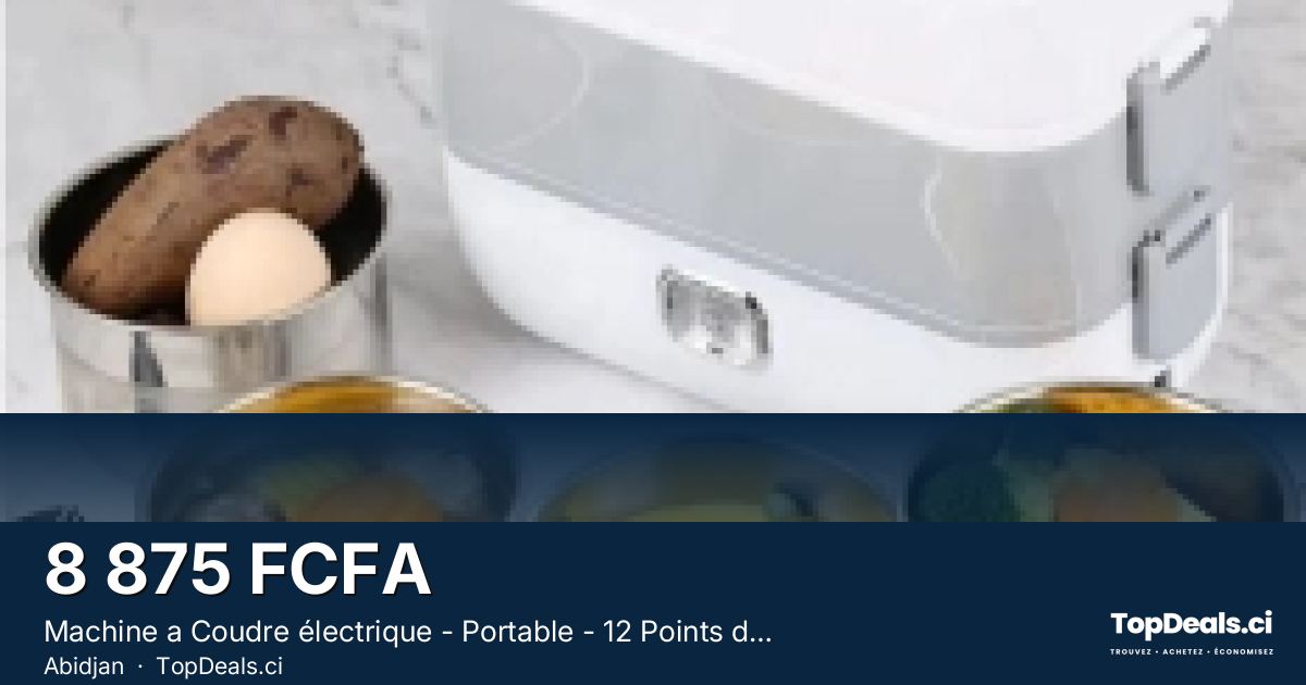 Aperçu du partage – Machine a Coudre électrique - Portable - 12 Points différents - Mini Machine a Coudre -...
