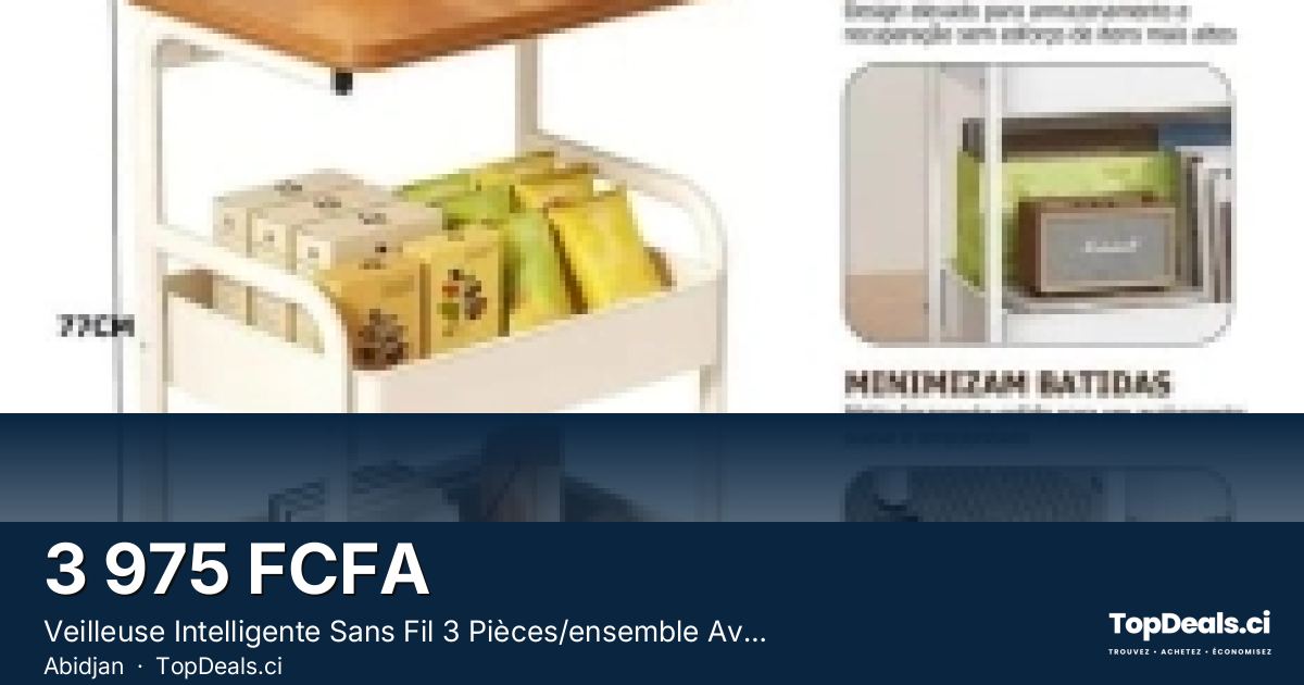 Aperçu du partage – Veilleuse Intelligente Sans Fil 3 Pièces/ensemble Avec Télécommande - led lumineux cham...