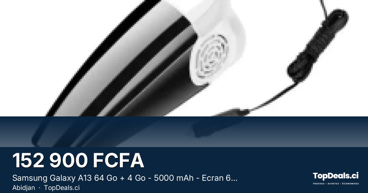 Aperçu du partage – Samsung Galaxy A13 64 Go + 4 Go - 5000 mAh - Ecran 6,6"