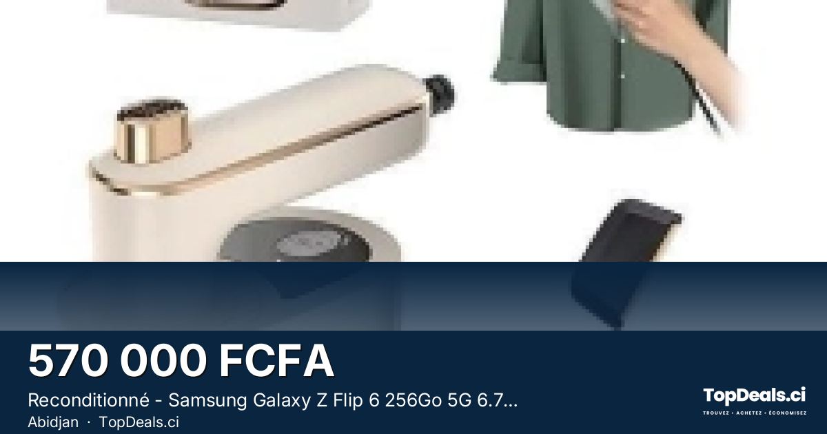 Aperçu du partage – Reconditionné - Samsung Galaxy Z Flip 6 256Go 5G 6.7" - Garantie 12 mois