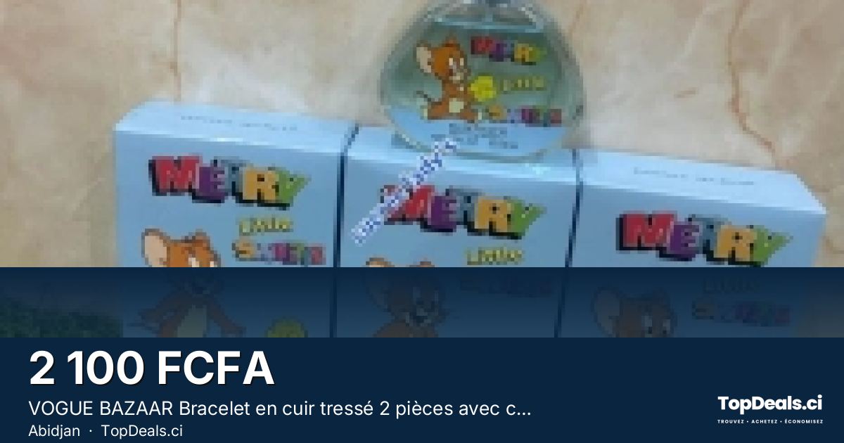 Aperçu du partage – VOGUE BAZAAR Bracelet en cuir tressé 2 pièces avec chaîne en acier inoxydable, bracelet...