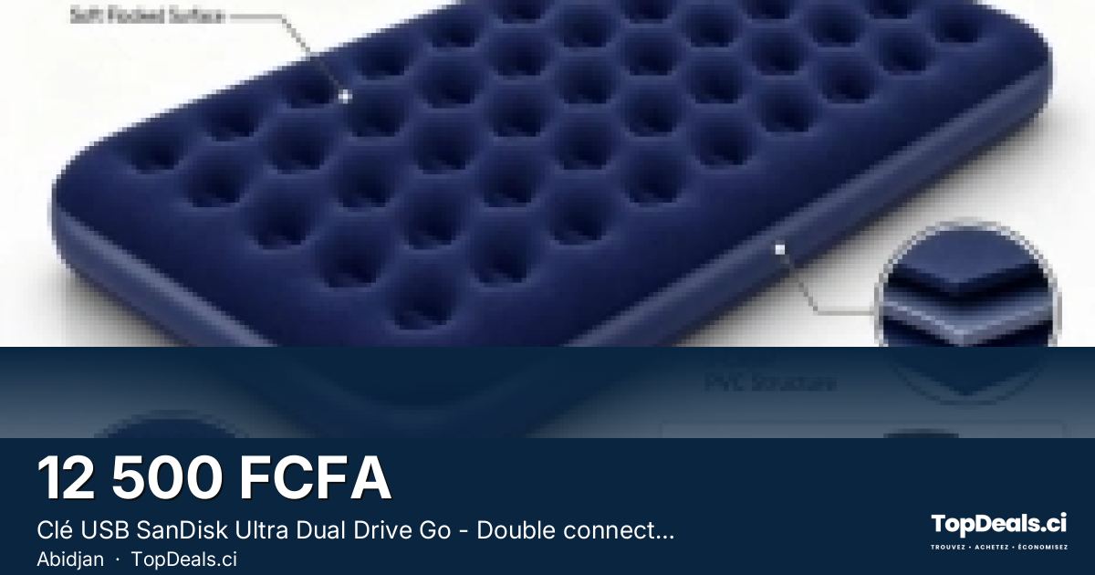 Aperçu du partage – Clé USB SanDisk Ultra Dual Drive Go - Double connectique USB et Type-C - 64Go - SDDDC3-064G-G46