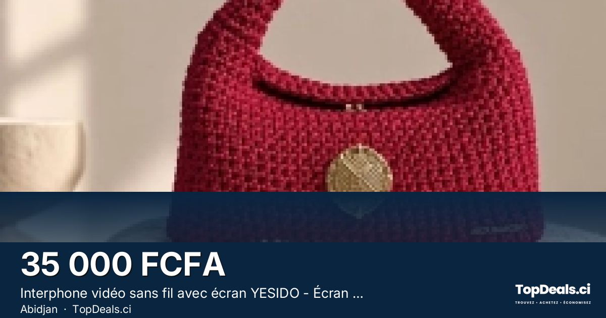 Aperçu du partage – Interphone vidéo sans fil avec écran YESIDO - Écran LCD 4.3" - 1000mAh - Communication vocale -