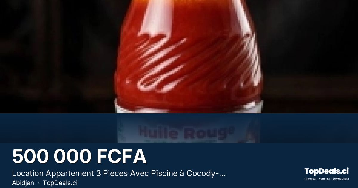 Aperçu du partage – Location Appartement 3 Pièces Avec Piscine à Cocody-canébière