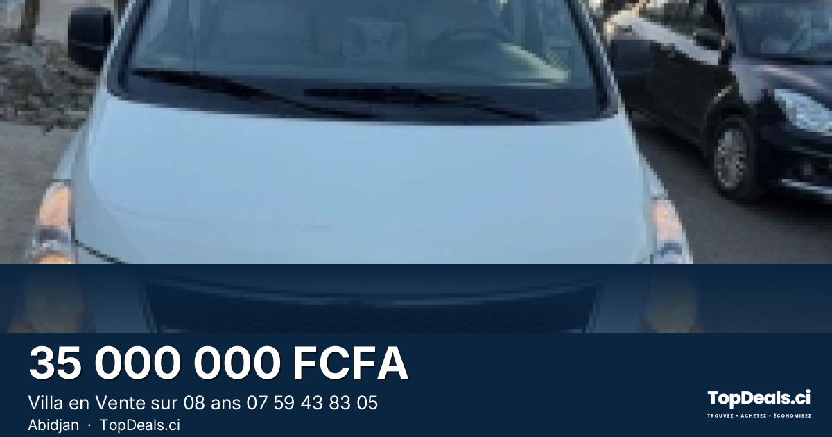 Aperçu du partage – Villa en Vente sur 08 ans 07 59 43 83 05