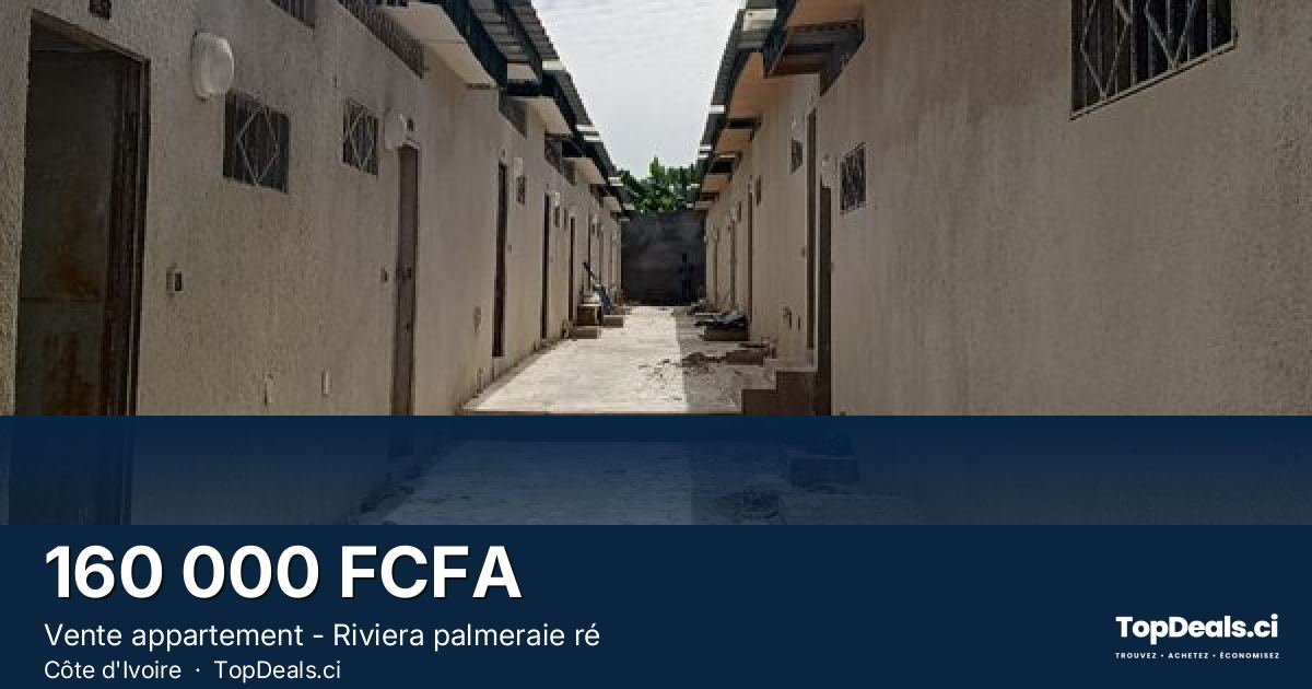 Aperçu du partage – Vente appartement - Riviera palmeraie ré